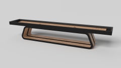 Elevate Customs Luge Shuffleboard Tables / Solid Curly Maple Wood in 14' - USA