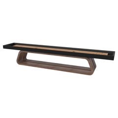 Tavoli da Shuffleboard Elevate Customs Luge / Legno massiccio di noce da 22' - Made in USA