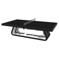Elevate Customs Luge Tennis Table / Solid Pantone Black Color in 9' -Made in USA