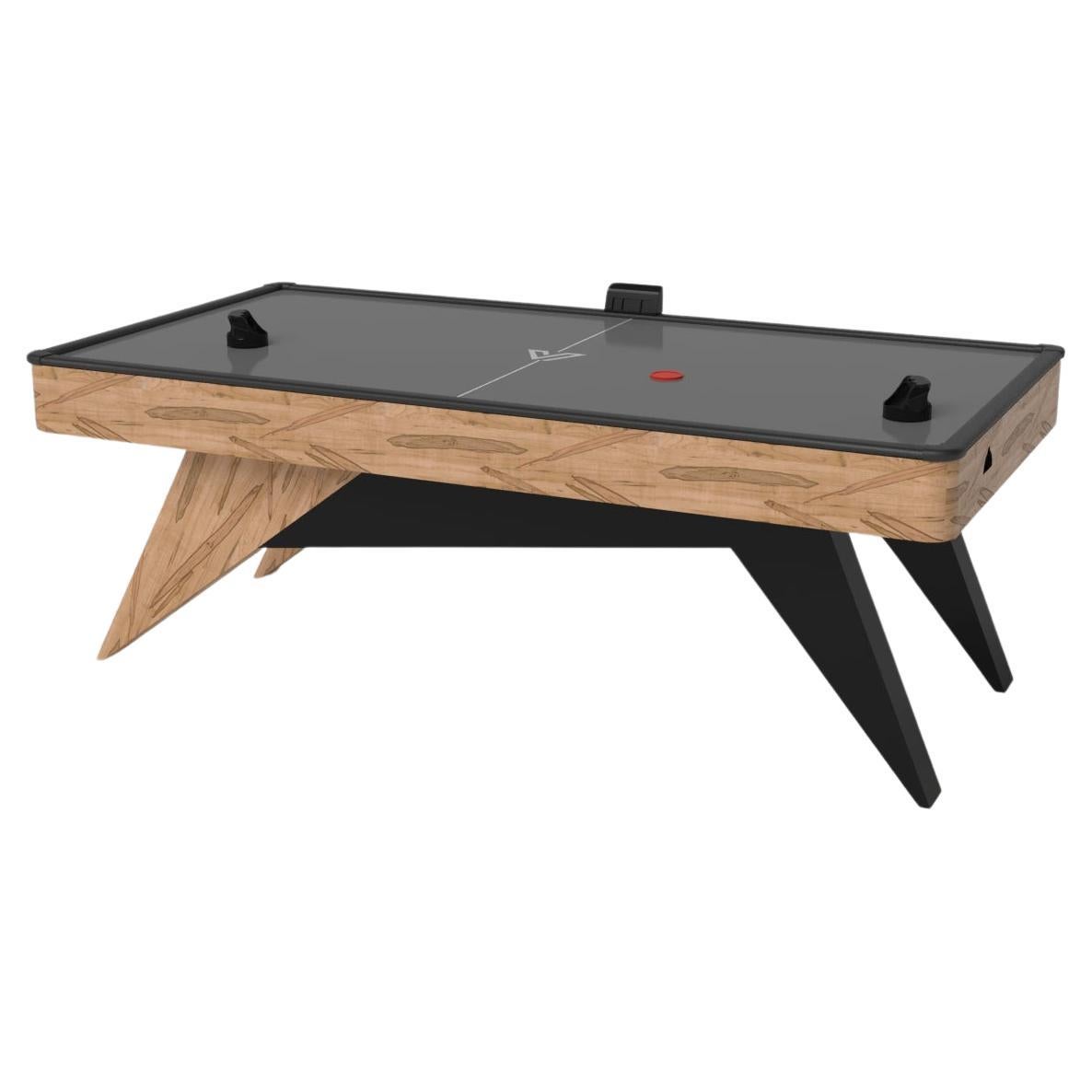 Elevate Customs Mantis Air Hockey Table/Solid Curly Maple Wood in 7'-Made in USA
