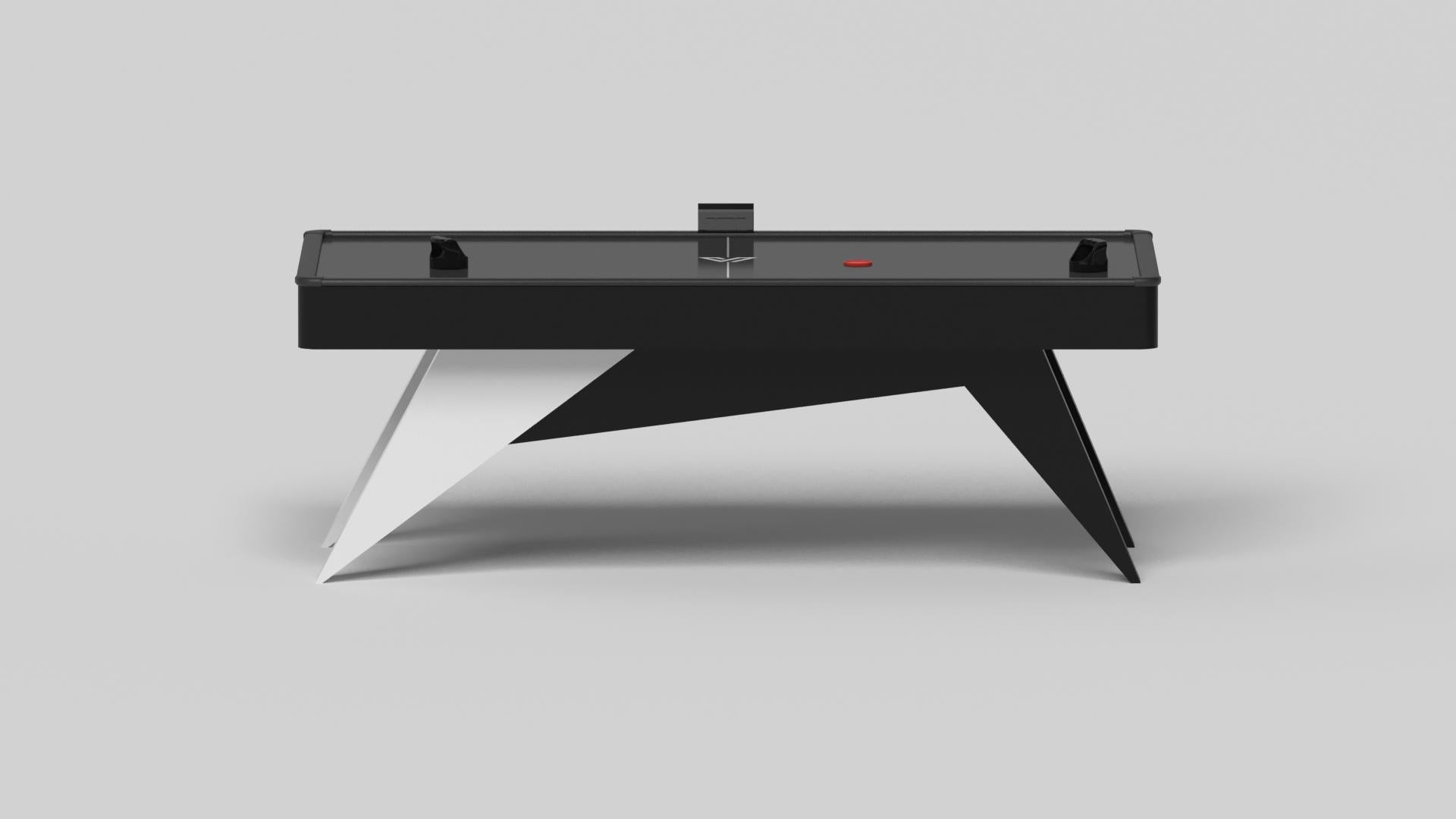 American Elevate Customs Mantis Air Hockey Tables /Solid Pantone Black in 7' -Made in USA For Sale