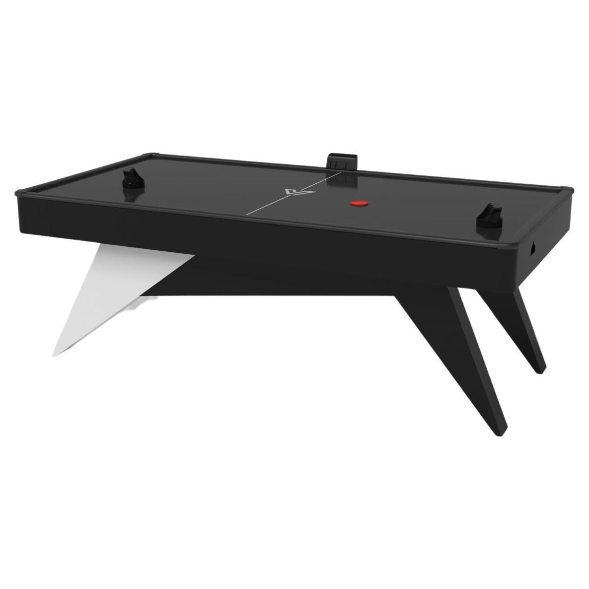 Elevate Customs Mantis Air Hockey Tables /Solid Pantone Black in 7' -Made in USA For Sale