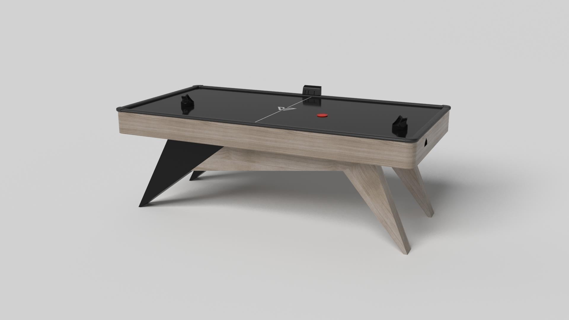 Sencilla pero sofisticada, la mesa de hockey aéreo Mantis da un giro fresco y moderno a un diseño clásico de cuatro patas. Los ángulos agudos y las patas cónicas proporcionan una estabilidad elegante.

Tamaño:

88 