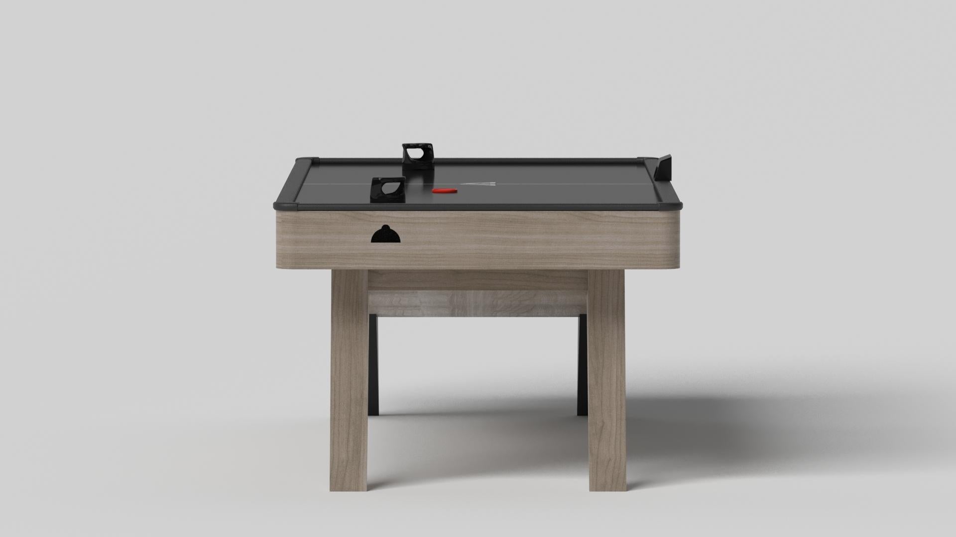 Elevate Customs Mesa de Air Hockey Mantis/Madera maciza de roble blanco en 7' -Fabricada en EE.UU. Moderno en venta