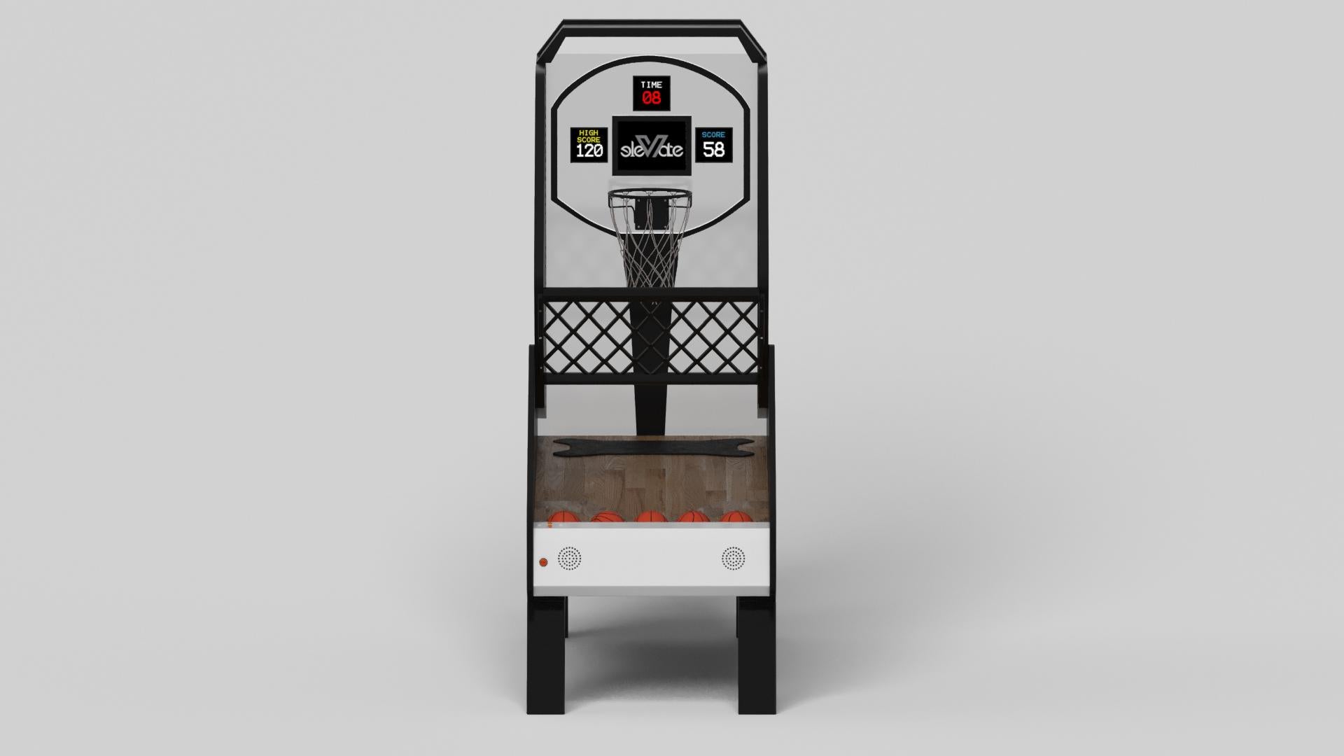 Modern Elevate Customs Mantis Basketball Tables /Solid Pantone Black Color in 8'3
