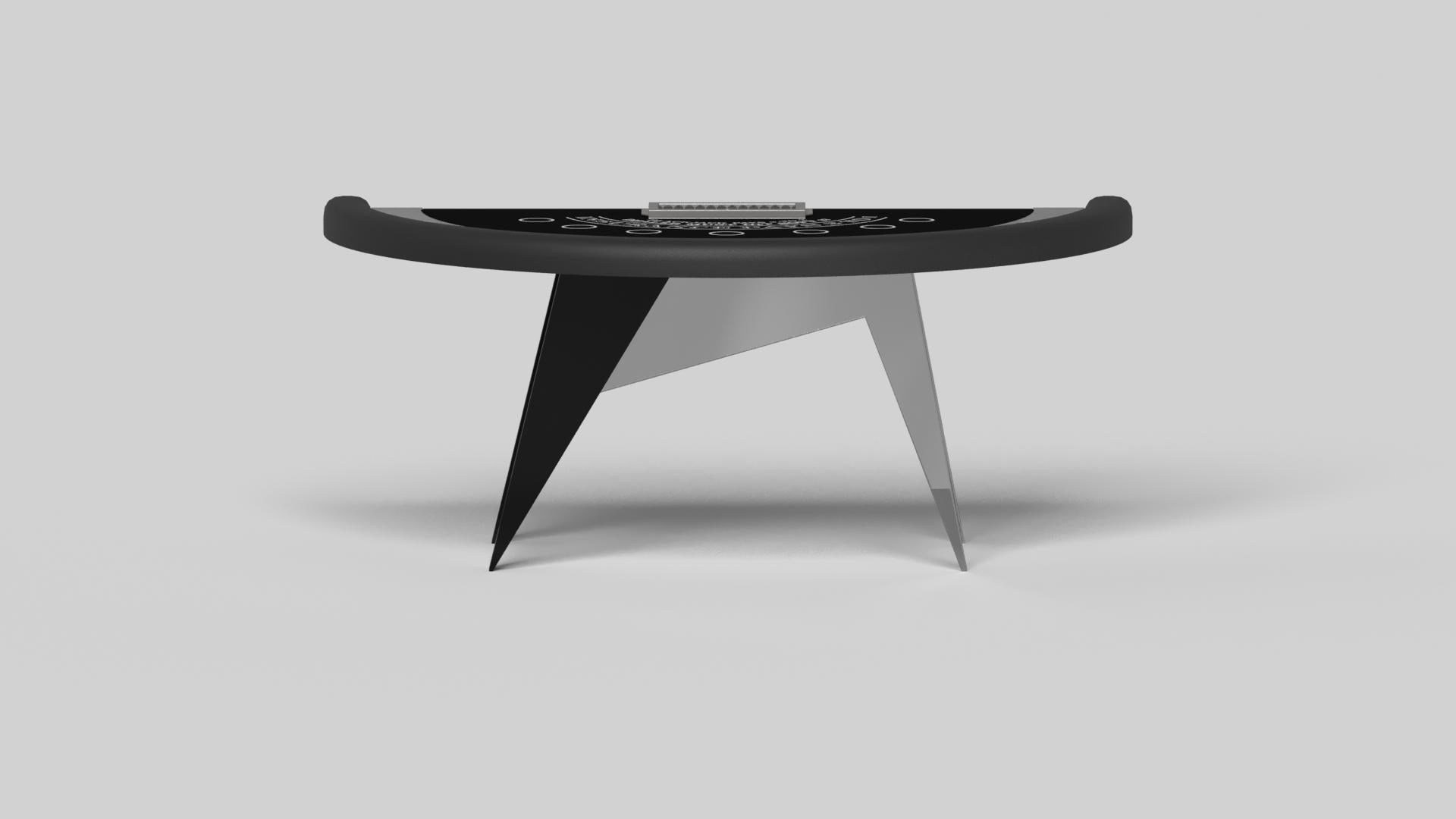American Elevate Customs Mantis Black Jack Table/Stainless Steel Sheet Metal in 7'4