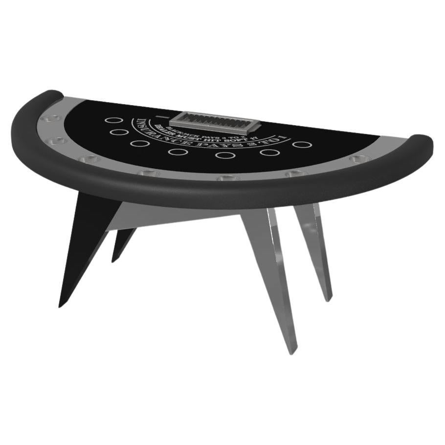 Elevate Customs Mantis Black Jack Table/Stainless Steel Sheet Metal in 7'4" -USA For Sale