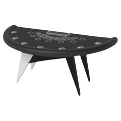 Elevate Customs Mantis Black Jack Tables /Solid Pantone Black Color in 7'4" -USA