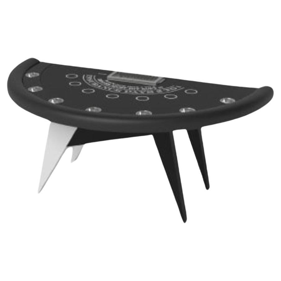 Elevate Customs Mantis Black Jack Tables /Solid Pantone Black Color in 7'4" -USA For Sale