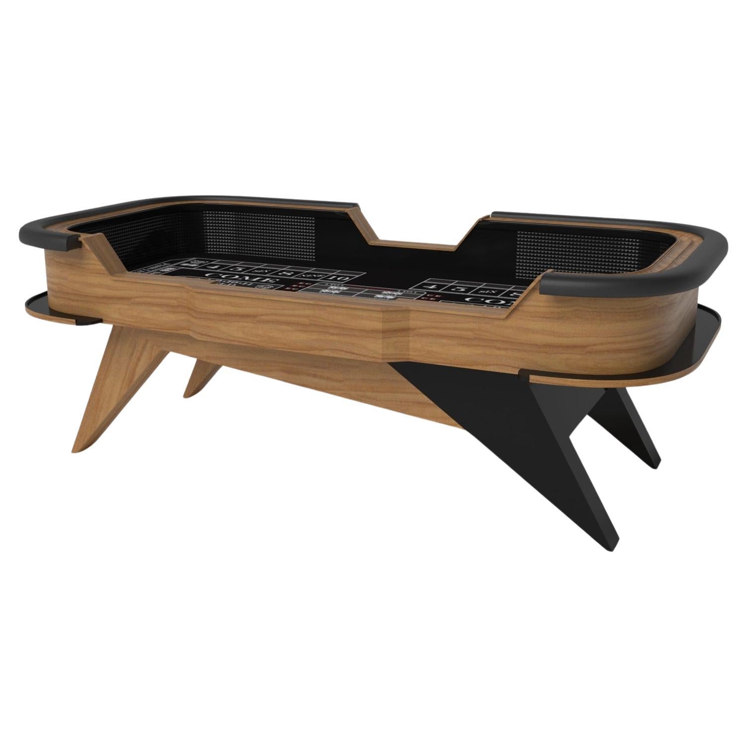 Elevate Customs Mantis Craps Tables / Solid Teak Wood in 9'9" - Made in USA For Sale