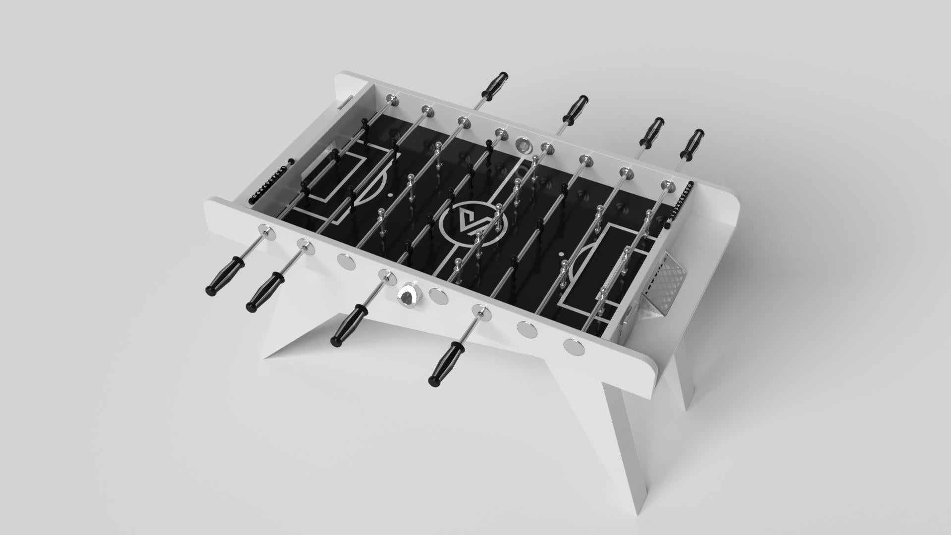 American Elevate Customs Mantis Foosball Tables / Solid Pantone White in 5' - Made in USA For Sale