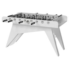 Elevate Customs Mantis Foosball Tables / Blanc Pantone massif en 5' - Fabriqué aux États-Unis