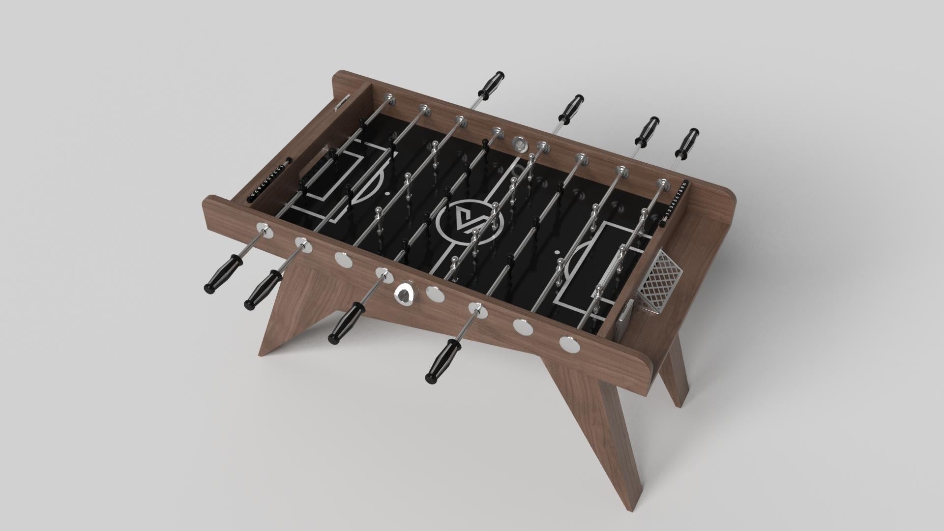 American Elevate Customs Mantis Foosball Tables / Solid Walnut Wood  in 5' -Made in USA For Sale