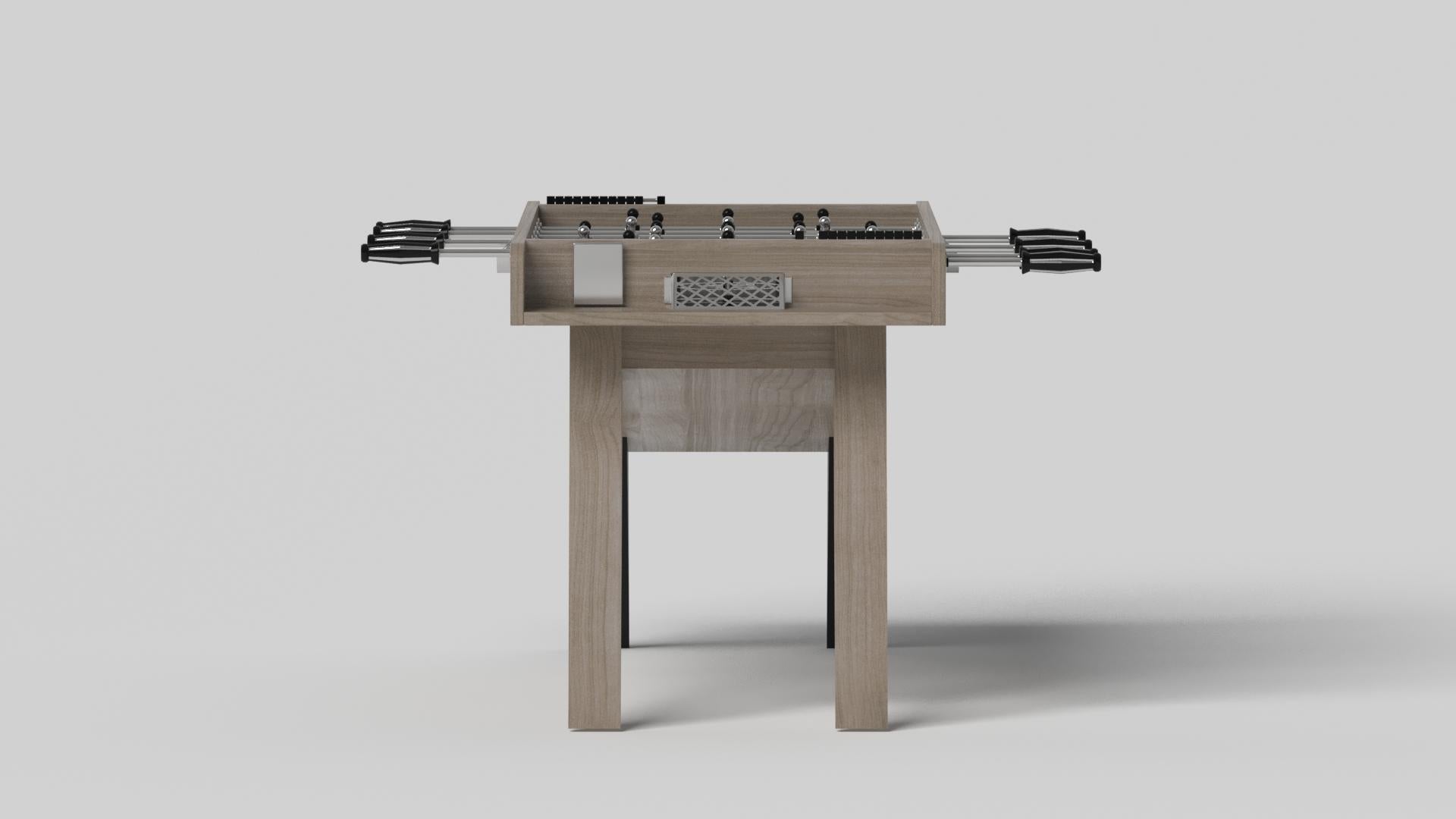 Modern Elevate Customs  Mantis Foosball Tables /Solid White Oak Wood in 5' -Made in USA For Sale