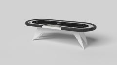 Elevate Customs Mantis Poker Tables / Solid Pantone White Color in 8'8" - USA