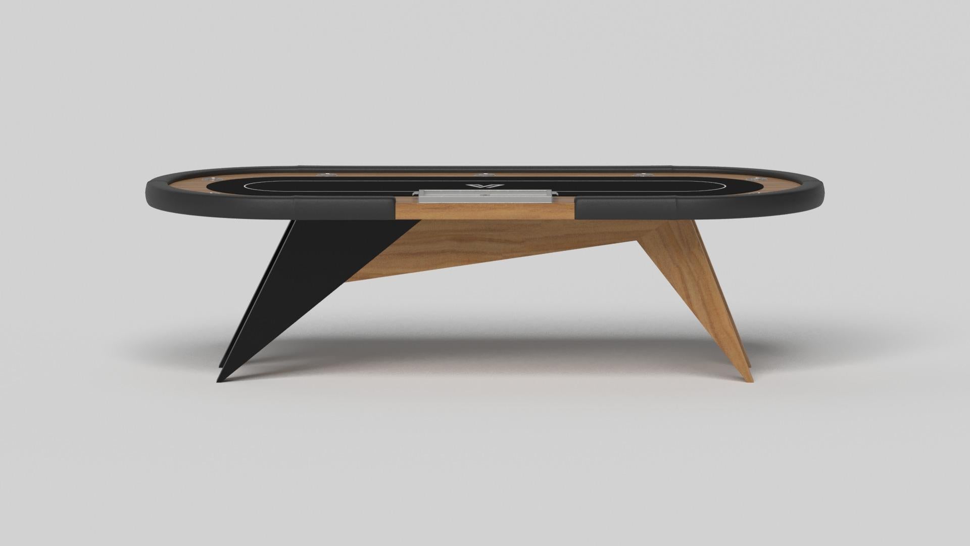 American Elevate Customs Mantis Poker Tables / Solid Teak Wood in 8'8