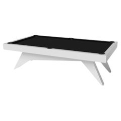 Elevate Customs Mantis Pool Table / Solid Pantone White in 8.5' - Made in USA