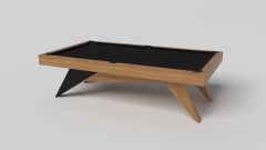 Elevate Customs Mesa de billar Mantis / Madera maciza de teca en 9' - Made in USA