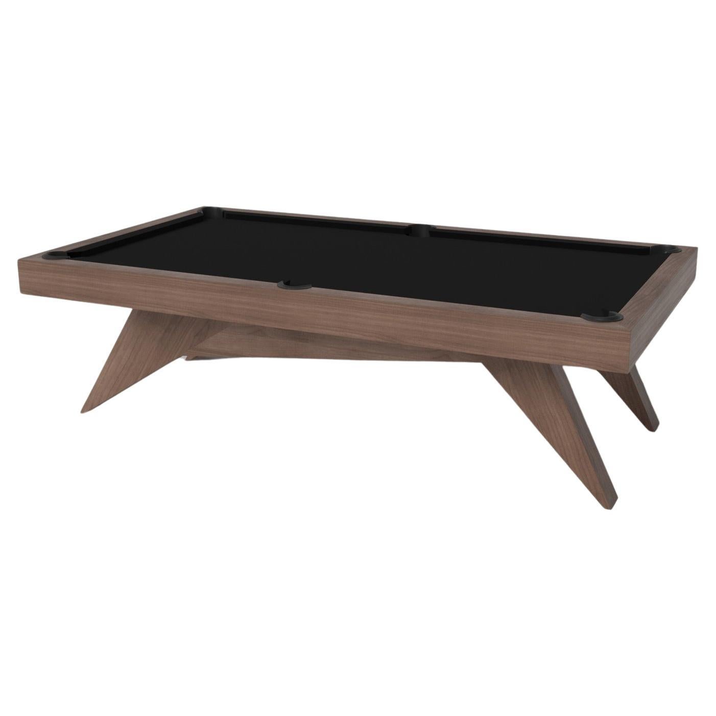 Elevate Customs Mantis Pool Table / Solid Walnut Wood in 7'/8' - Made in USA For Sale