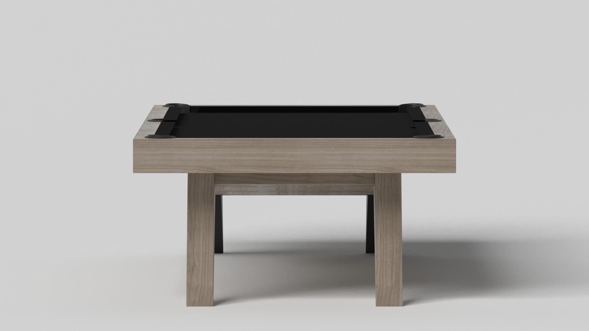 Modern Elevate Customs Mantis Pool Table / Solid White Oak Wood in 8.5' -Made in USA For Sale
