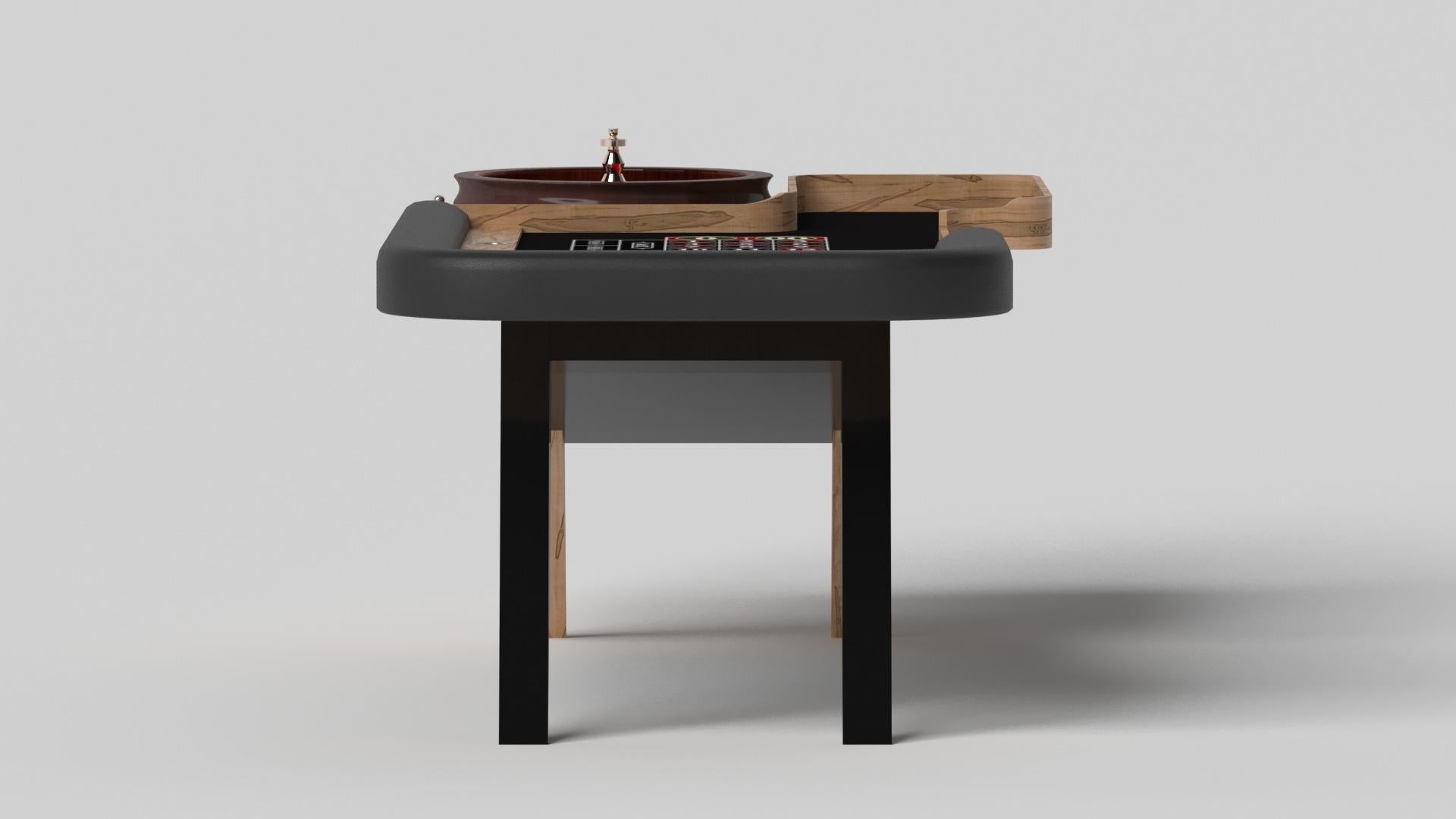 Modern Elevate Customs Mantis Roulette Tables / Solid Curly Maple Wood in 8'2