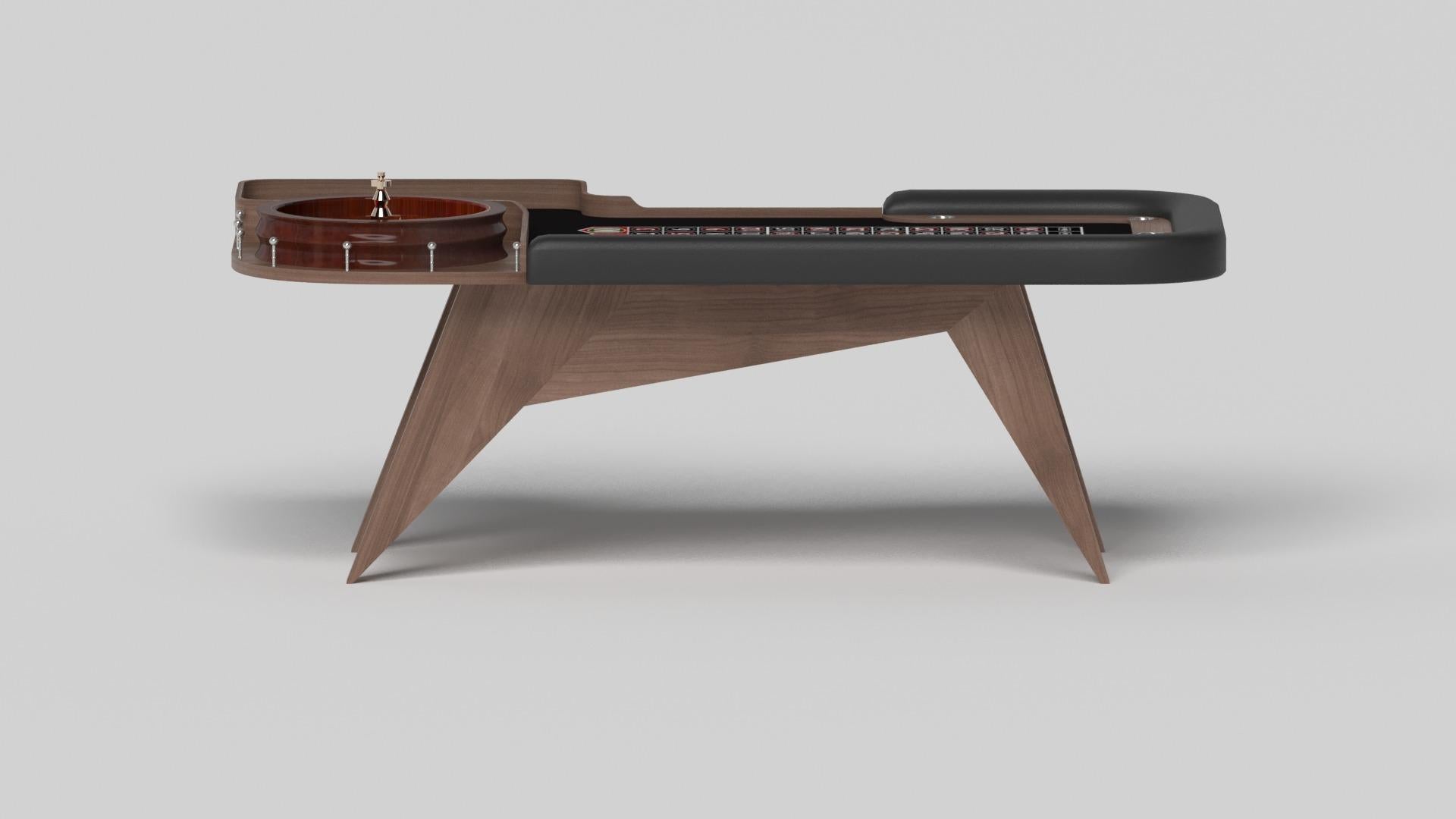 American Elevate Customs Mantis Roulette Tables / Solid Walnut Wood in 8'2