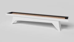 Tables de Shuffleboard Mantis de Elevate Customs /Couleur Pantone White en 12'-USA