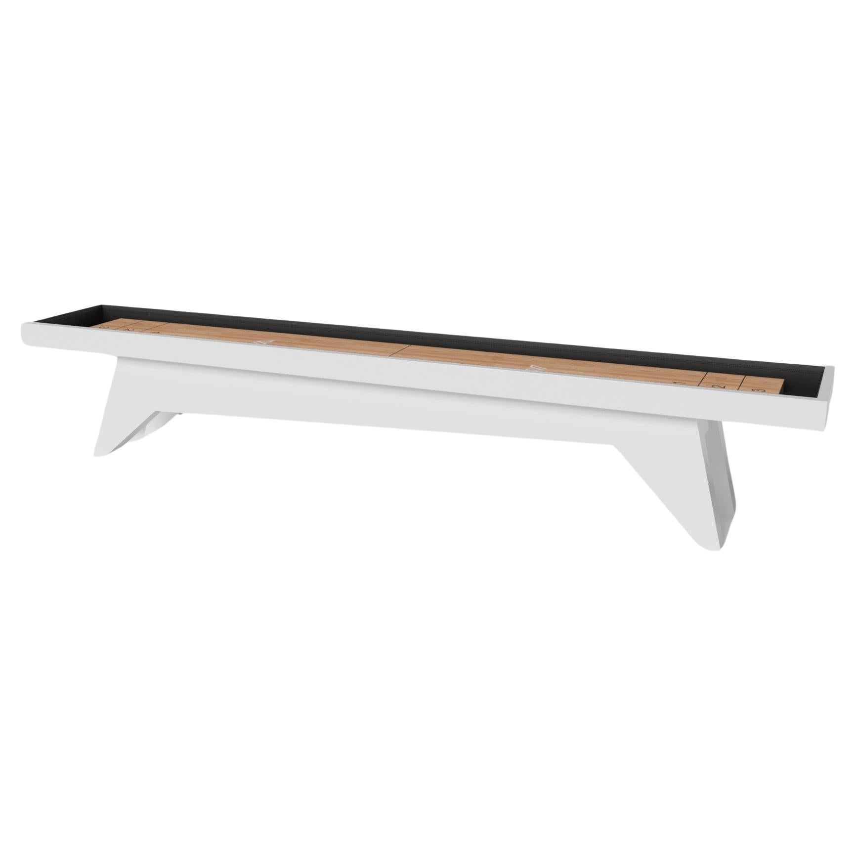 Elevate Customs Mantis Shuffleboard-Tische / Massiv Pantone Weiß Farbe in 9'-USA im Angebot