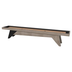 Tavoli da Shuffleboard Mantis di Elevate Customs / Legno massiccio di Oak Oak in 22' - USA