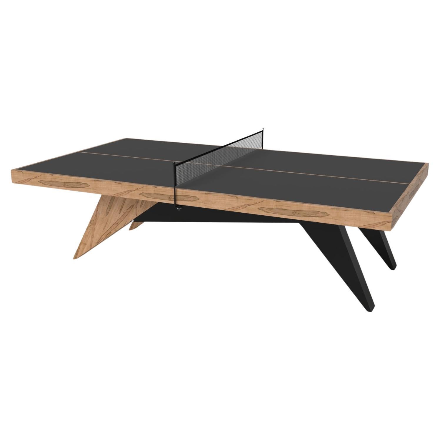 Elevate Customs Mantis Tennis Table / Solid Curly Maple Color in 9' -Made in USA For Sale