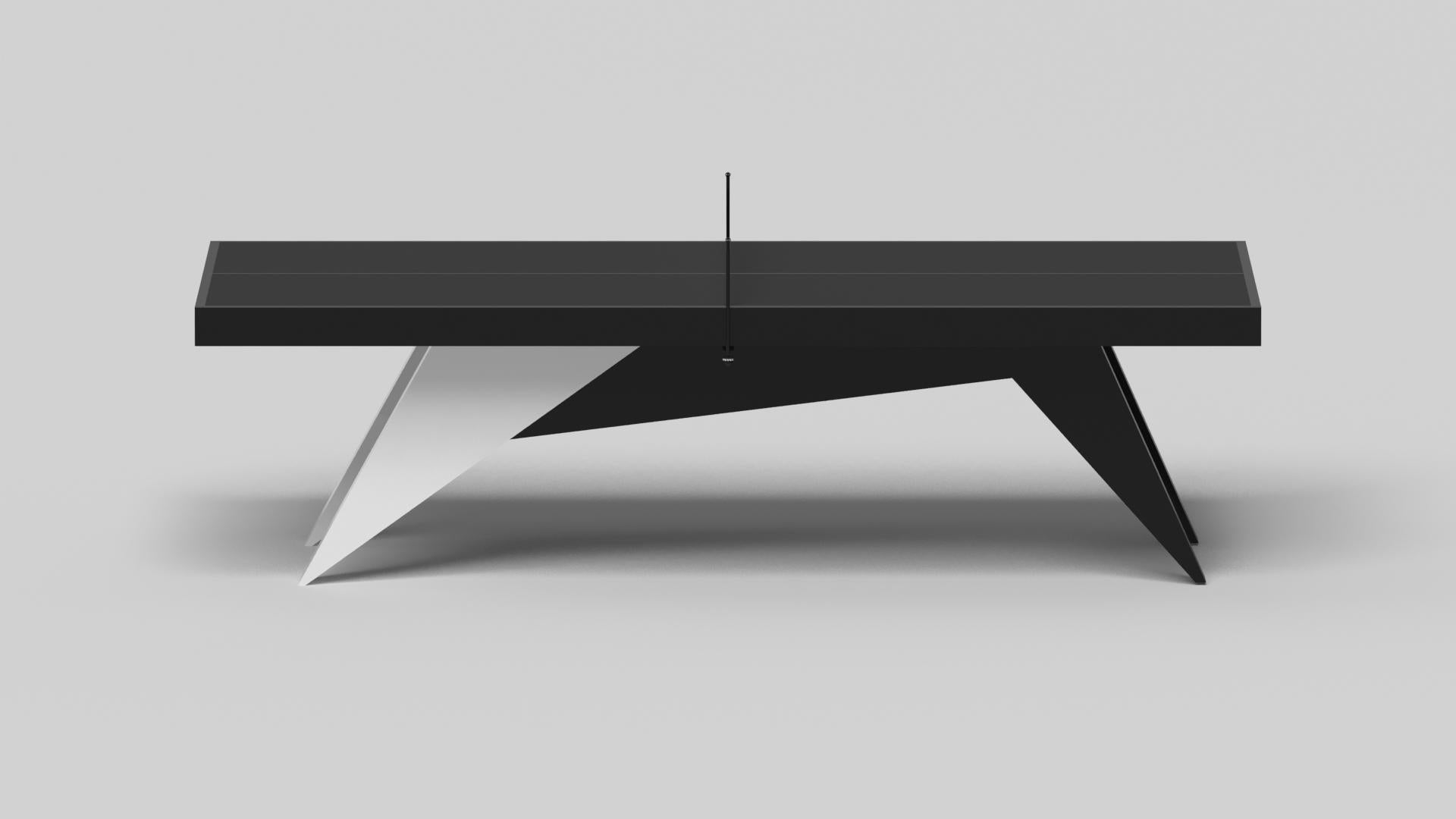 American Elevate Customs Mantis Tennis Table / Solid Pantone Black in 9' - Made in USA For Sale