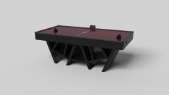Elevate Customs Maze Air Hockey Tables / Solid Pantone Black in 7' - Made in USA
