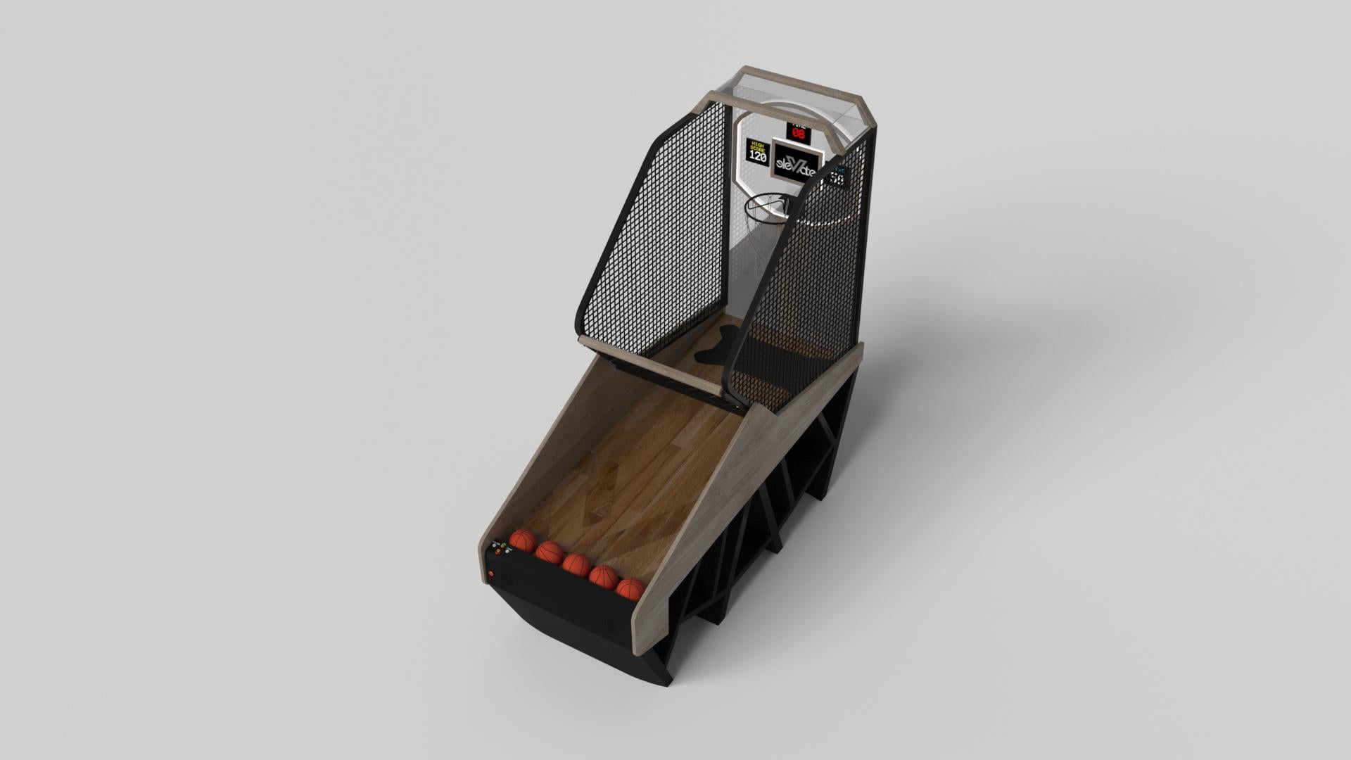 Mesas de baloncesto Elevate Customs Maze / Madera maciza de roble blanco en 8'3