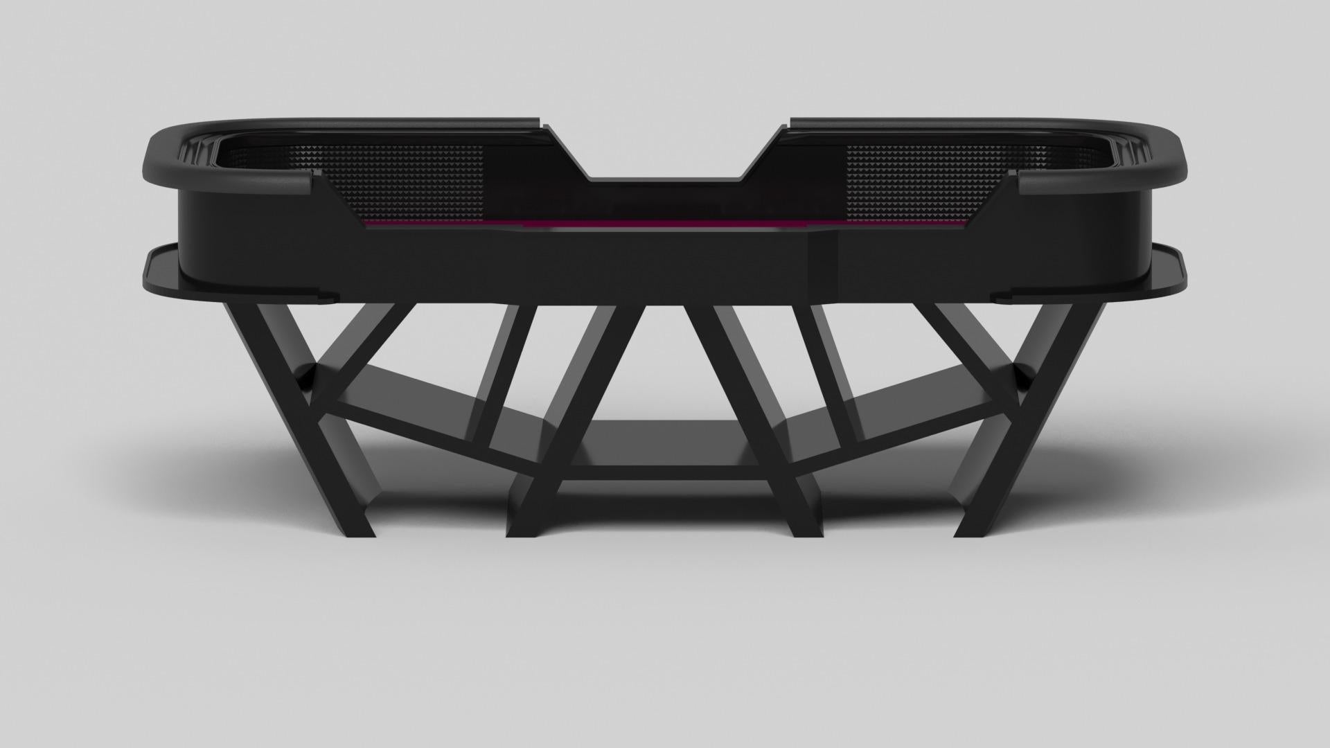 Américain Elevate Customs tables Maze Craps/Solid Pantone Black Color in 9'9