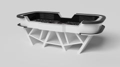 Elevate Customs Maze Craps Tables/Solid Pantone White Color in 9'9" -Made in USA