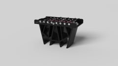 Elevate Customs Maze Foosball Tables/Solid Pantone Black Color in 5'-Made in USA