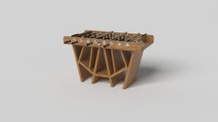 Elevate Customs Maze Foosball Tables / Solid Teak Wood in 5' - Made in USA