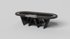 Elevate Customs Maze Poker Tables / Solid White Oak Wood  in 8'8" - Made in USA