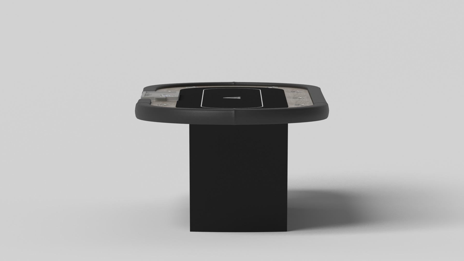Elevate Customs Mesas de Póquer Laberinto / Madera Maciza de Roble Blanco  en 8'8