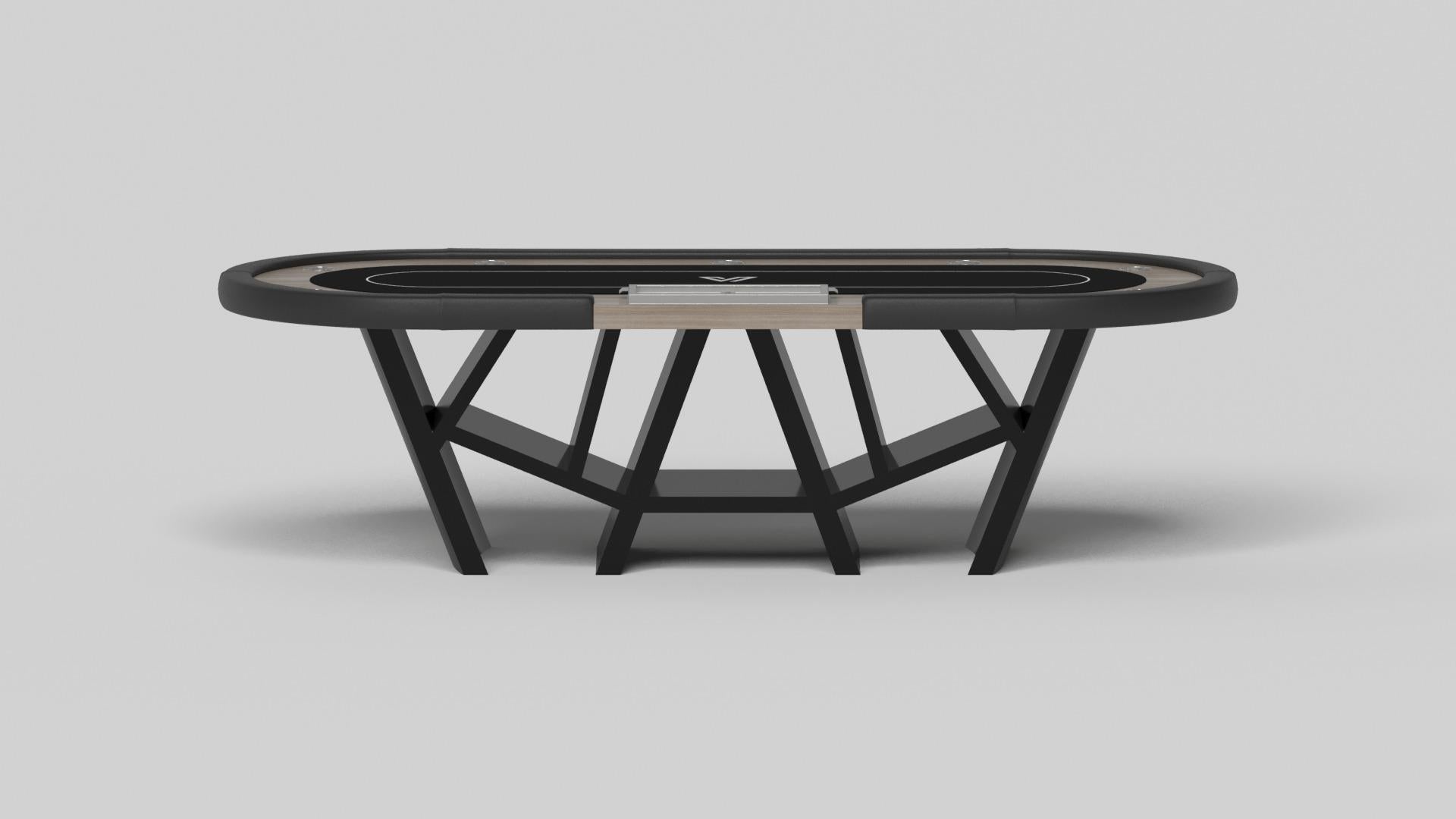 Elevate Customs Mesas de Póquer Laberinto / Madera Maciza de Roble Blanco  en 8'8