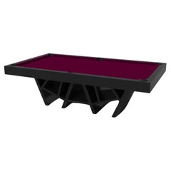 Elevate Customs Maze Pool Table / Solid Pantone Black in 8.5' - Made in USA