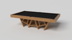 Elevate Customs Maze Pool Table / Solid Teak Wood in 9' - Made in USA