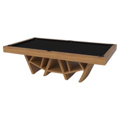 Elevate Customs Maze Pool Table / Solid Teak Wood in 9' - Made in USA