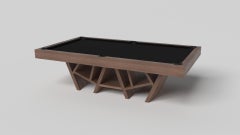 Elevate Customs Mesa de billar Maze / Madera maciza de nogal en 9' - Made in USA