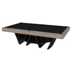 Elevate Customs Maze Pool Table / Solid White Oak Wood in 9' - Made in USA