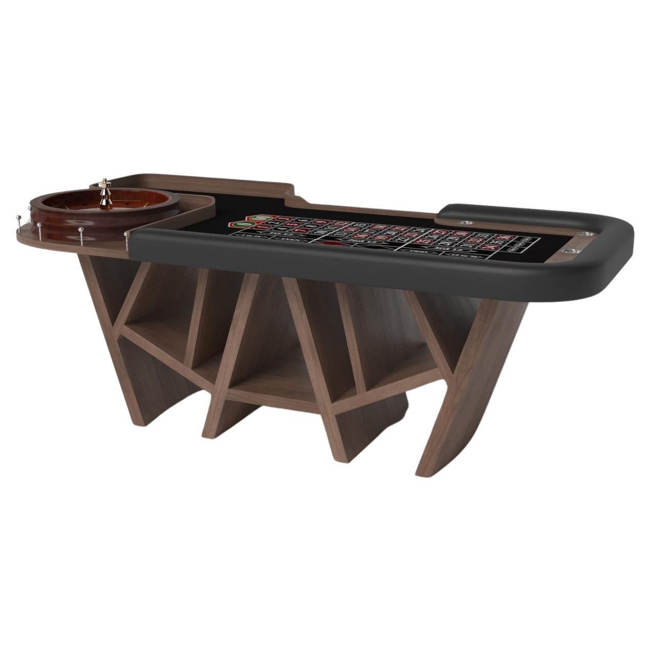 Elevate Customs Maze Roulette Tables / Solid Walnut Wood in 8'2" - Made in USA en vente