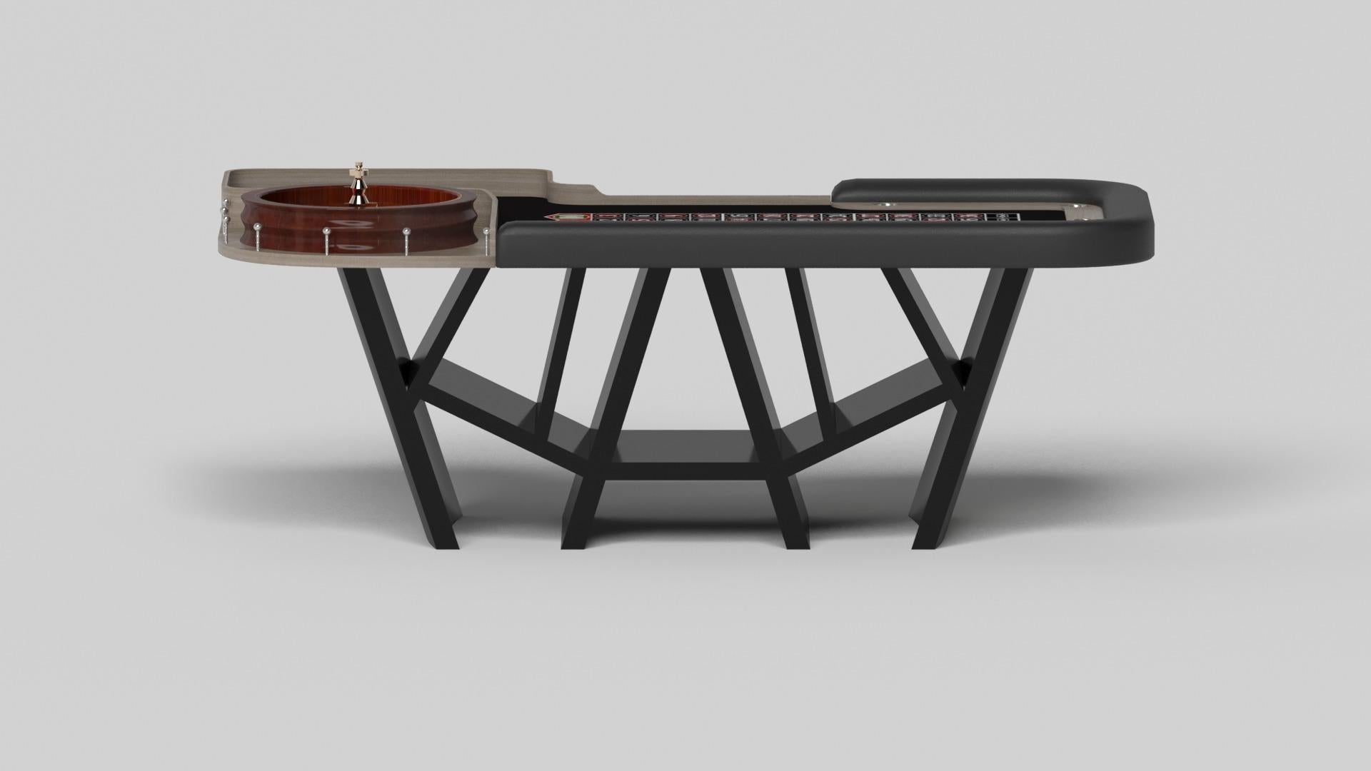 Elevate Customs Mesas de ruleta Maze / Madera maciza de roble blanco en 8'2