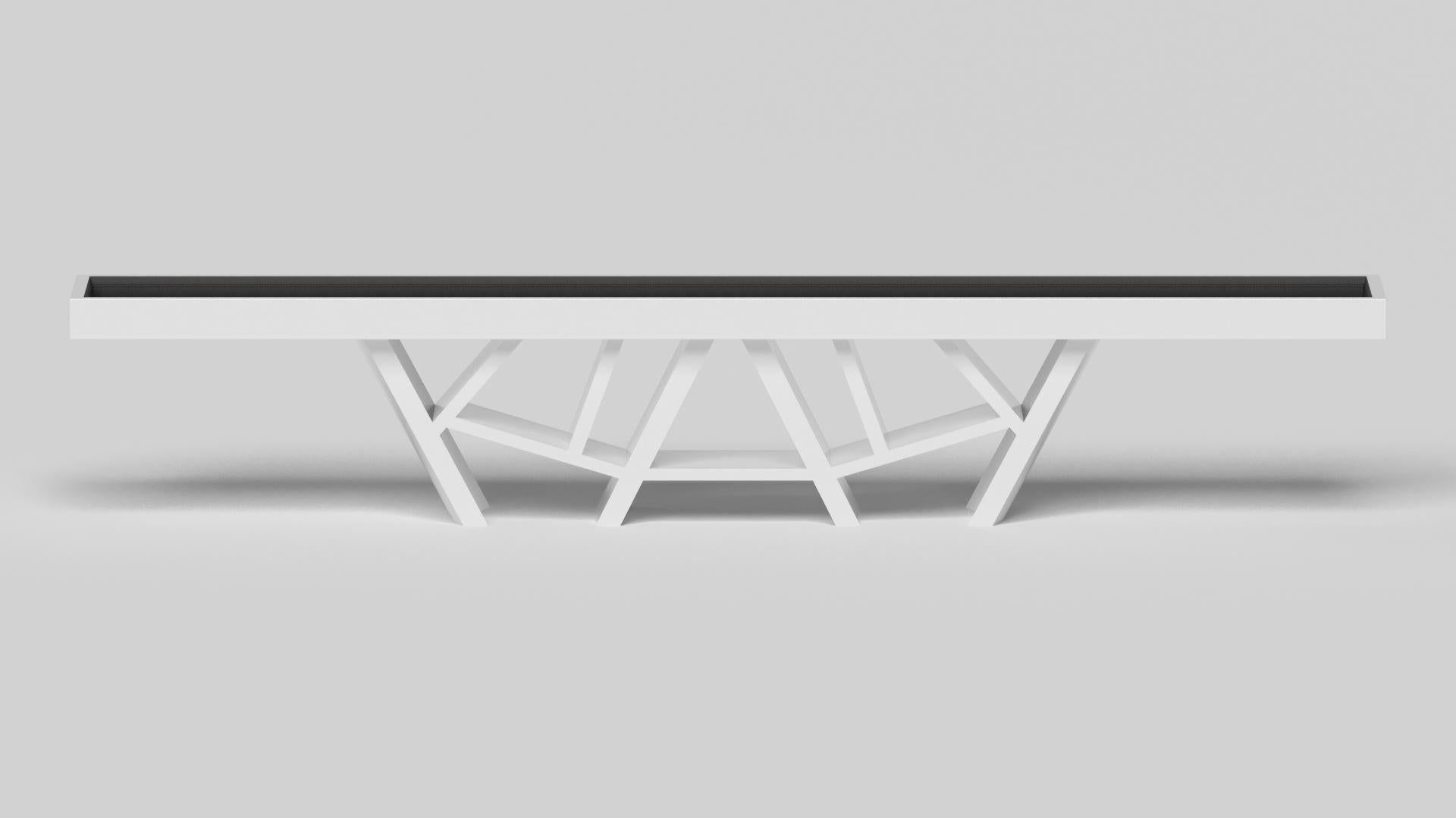 Elevate Customs Maze Shuffleboard-Tische / massive Pantone Weiß Farbe in 18' -USA (amerikanisch) im Angebot