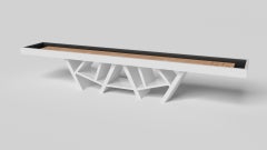 Tables de shuffleboard Elevate Customs Maze / Couleur Pantone White en 9' - USA