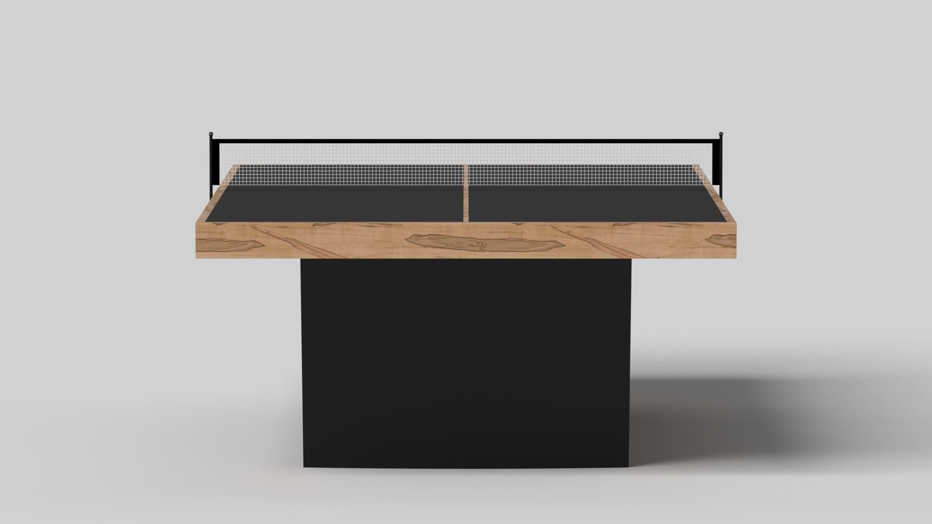 Elevate Customs Mesa de tenis Maze /Madera maciza de arce rizado en 9' -Fabricada en EE.UU. Moderno en venta